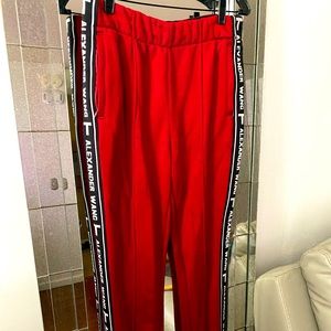 T by ALEXANDER WANG TRACK PANTS